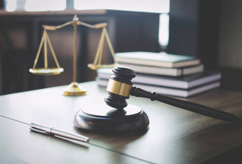 Image of lawyer's desk