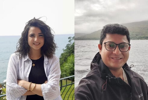 Marianna Longo and Aniketh Bishnu