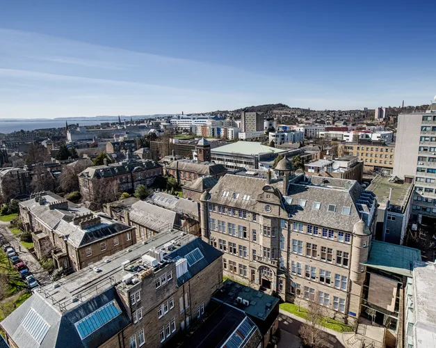 view looking over the campus