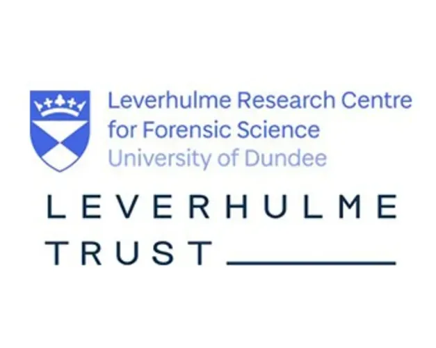 Image of logos for ​  Leverhulme Research Centre for Forensic Science​  University of Dundee​  Leverhulme Trust