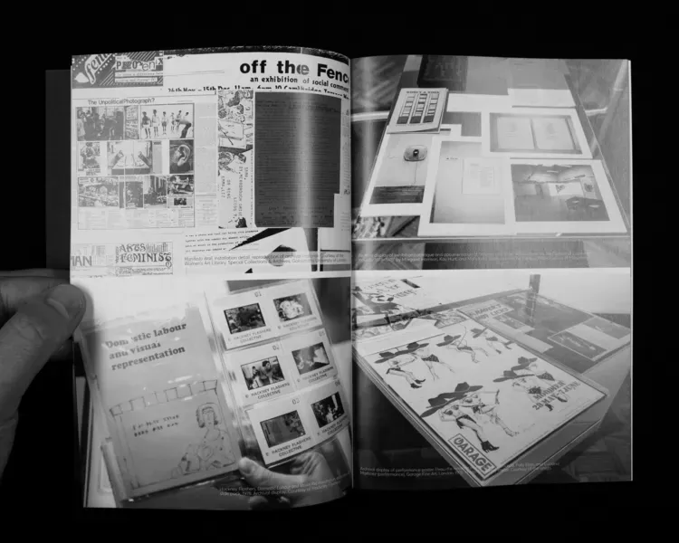 centre of brochure